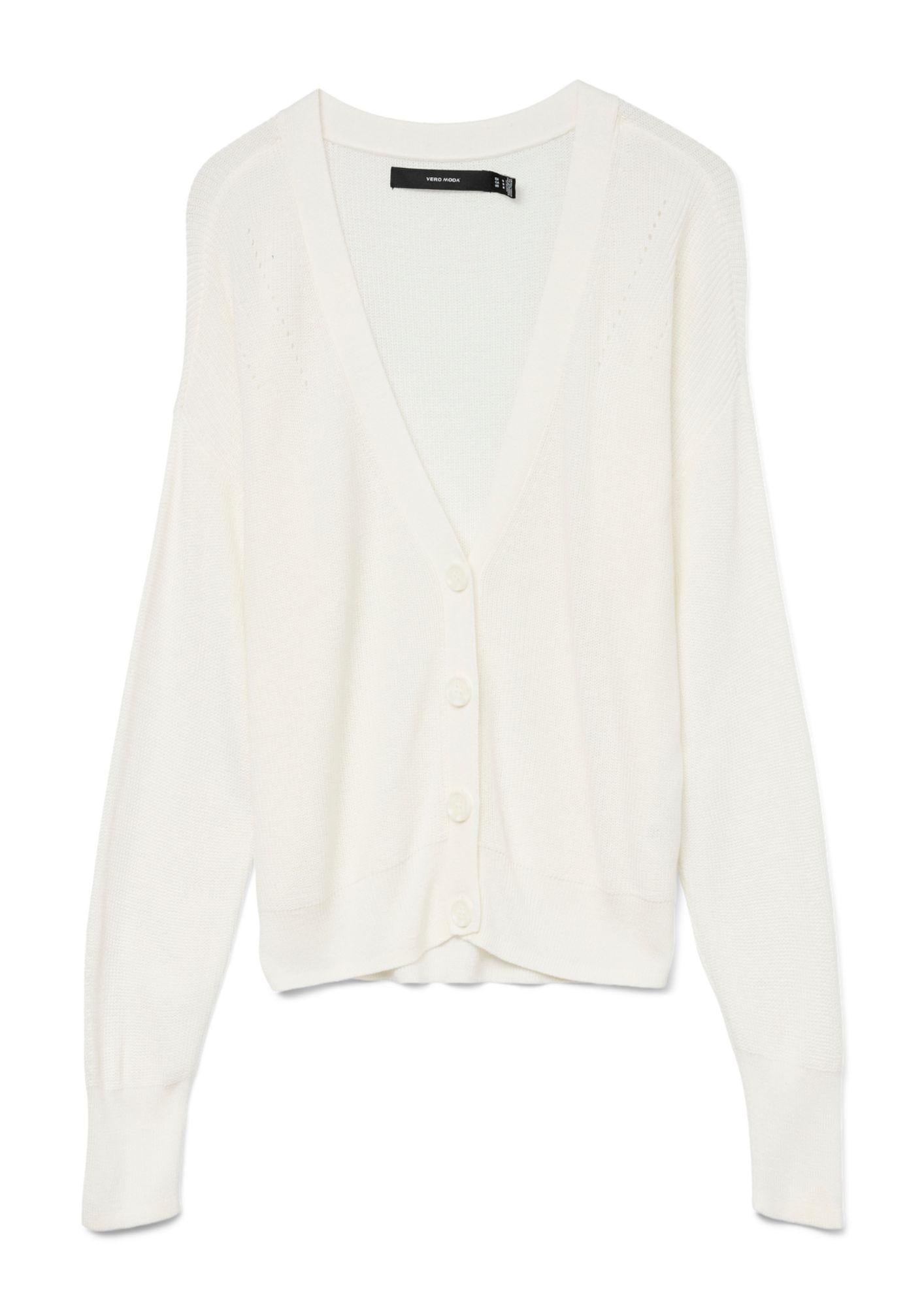 Vero Moda Cardigan Donna Newlexsun Bianco 10281878 Snow White VERO MODA 