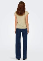Top Only Donna Silvery Oro 15136069 Gold Colour ONLY 