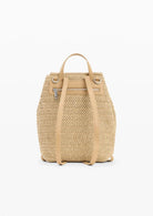 Desigual Zaino Donna Backhalf Logo Raffia Luena Mini Raffia 26SAKO01 1014 DESIGUAL 