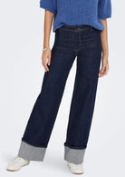 Jaqueline De Yong Jeans Donna Vanessa Denim Blu Scuro 15355528 Dark Blue Denim JACQUELINE DE YONG 