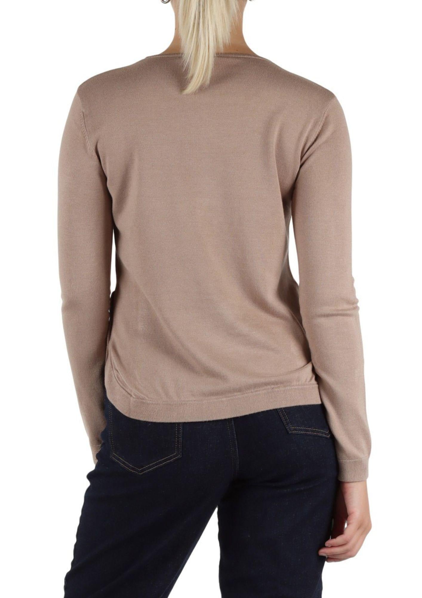 Emme Marella Maglia Donna Pinolo Beige 2525366101200 004 EMME MARELLA 