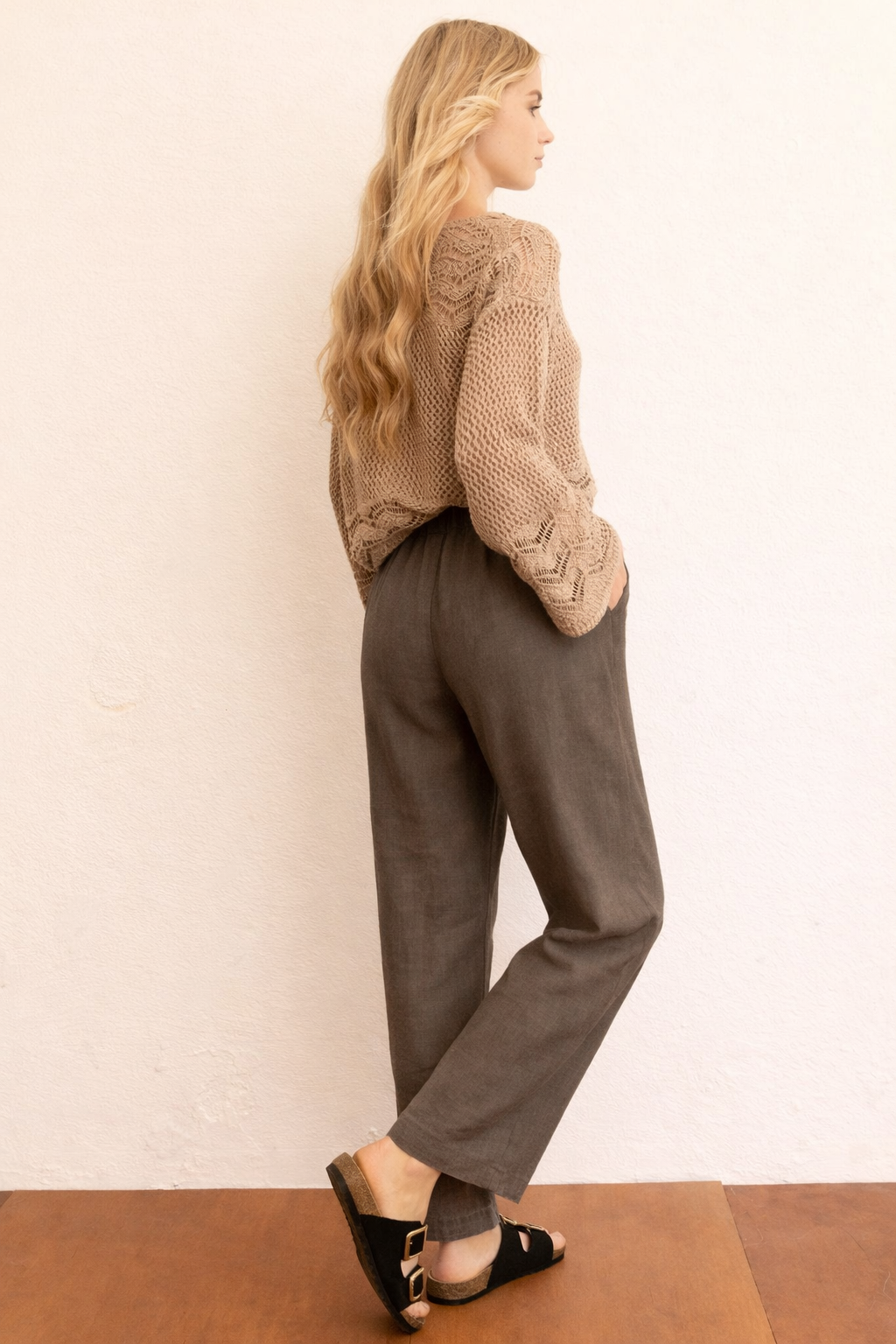 Emme Marella Pantalone Donna Emmsauna Verde Militare 2615131232200 008 EMME MARELLA 