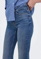 Jacqueline De Yong Jeans Donna Fina Denim Blu Medio 15354218 Medium Blue Denim JACQUELINE DE YONG 