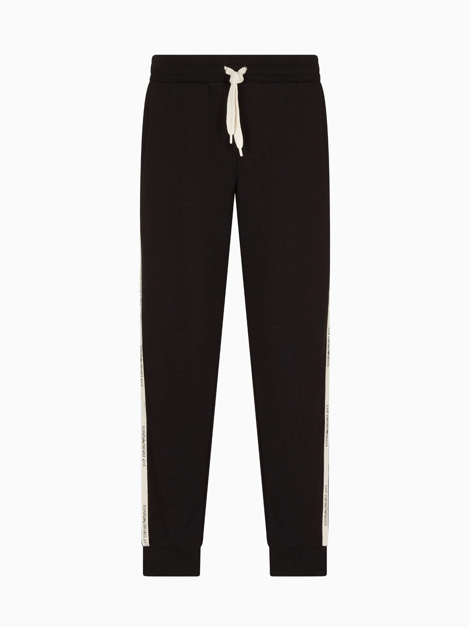 EA7 Emporio Armani Pantaloni jogger Logo Series in misto cotone Uomo Nero 7M000974 AF10377 UC001 EA7 EMPORIO ARMANI 