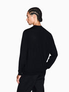 Armani Exchange Maglione girocollo con patch Uomo Nero XM001329 AF11982 UC001 ARMANI EXCHANGE 