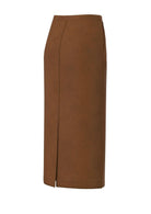 Emme Marella Gonna Donna Dritto Cioccolato 2525776011200 004 EMME MARELLA 