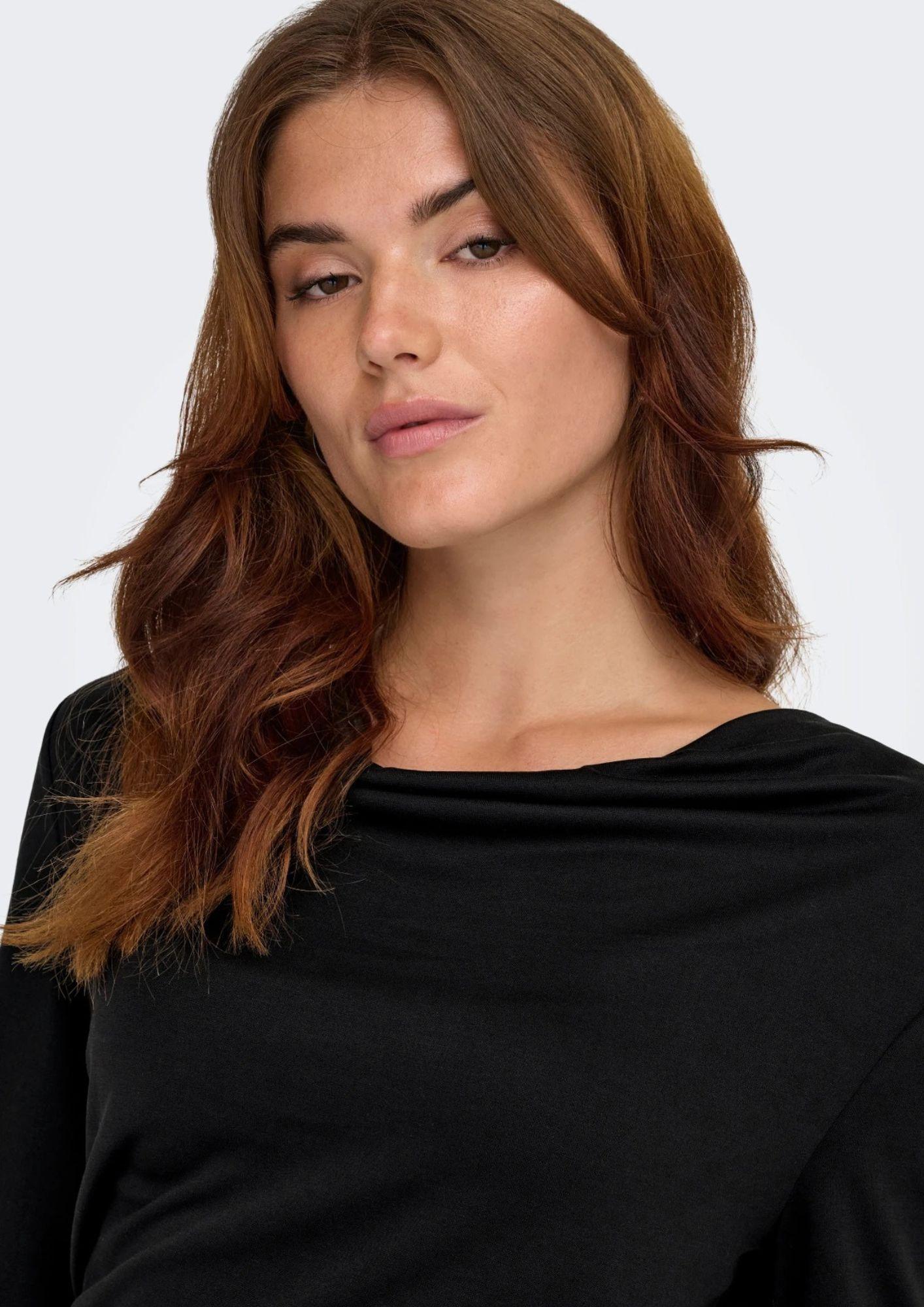 Jacqueline De Yong Maglia Donna Ester Nera 15359915 Black JACQUELINE DE YONG 
