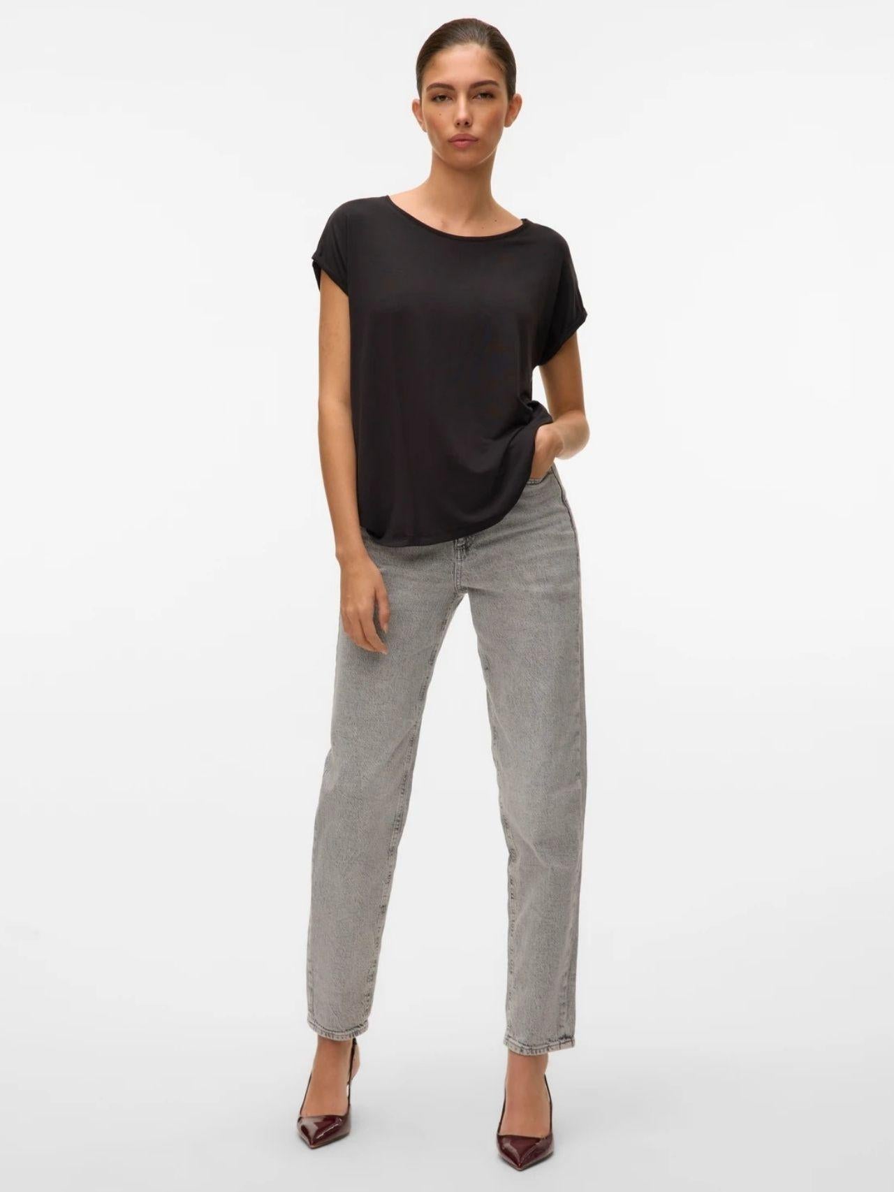 Vero Moda T-Shirt Donna Ava Nera 10284468 Black VERO MODA 