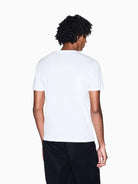 Armani Exchange T-Shirt Uomo Bianca Slim Fit in Jersey di Cotone Classico XM002784 AF10356 U0009 ARMANI EXCHANGE 