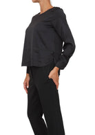 Emme Marella Camicia Donna Madera Nera 2525116041200 008 EMME MARELLA 