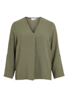 Vila Top Donna Vijosa Verde 14102906 Olivine VILA 