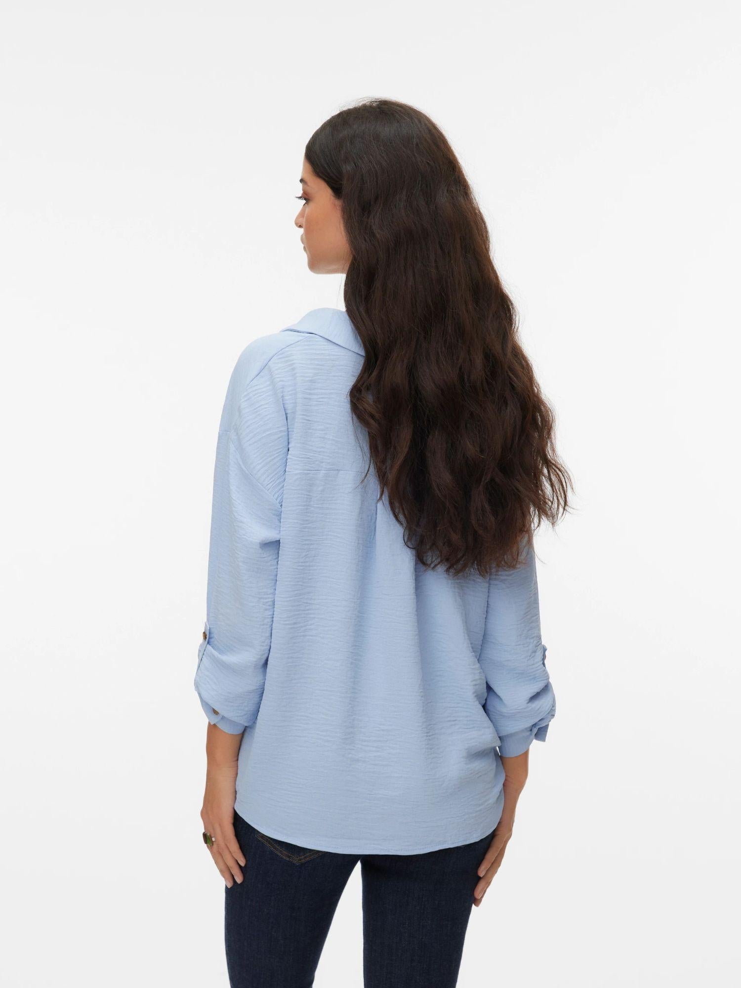 Vero Moda Camicia Donna Brunnera Blue VMIzzy 10340338 Brunnera Blue VERO MODA 