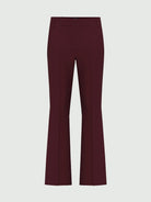Emme Marella Pantalone dritto in jersey Donna Flare Bordeaux 2525786031200 002 EMME MARELLA 
