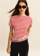 Emme Marella T-Shirt Emmfervida Bianca e Rossa 2615971021200 013 EMME MARELLA 