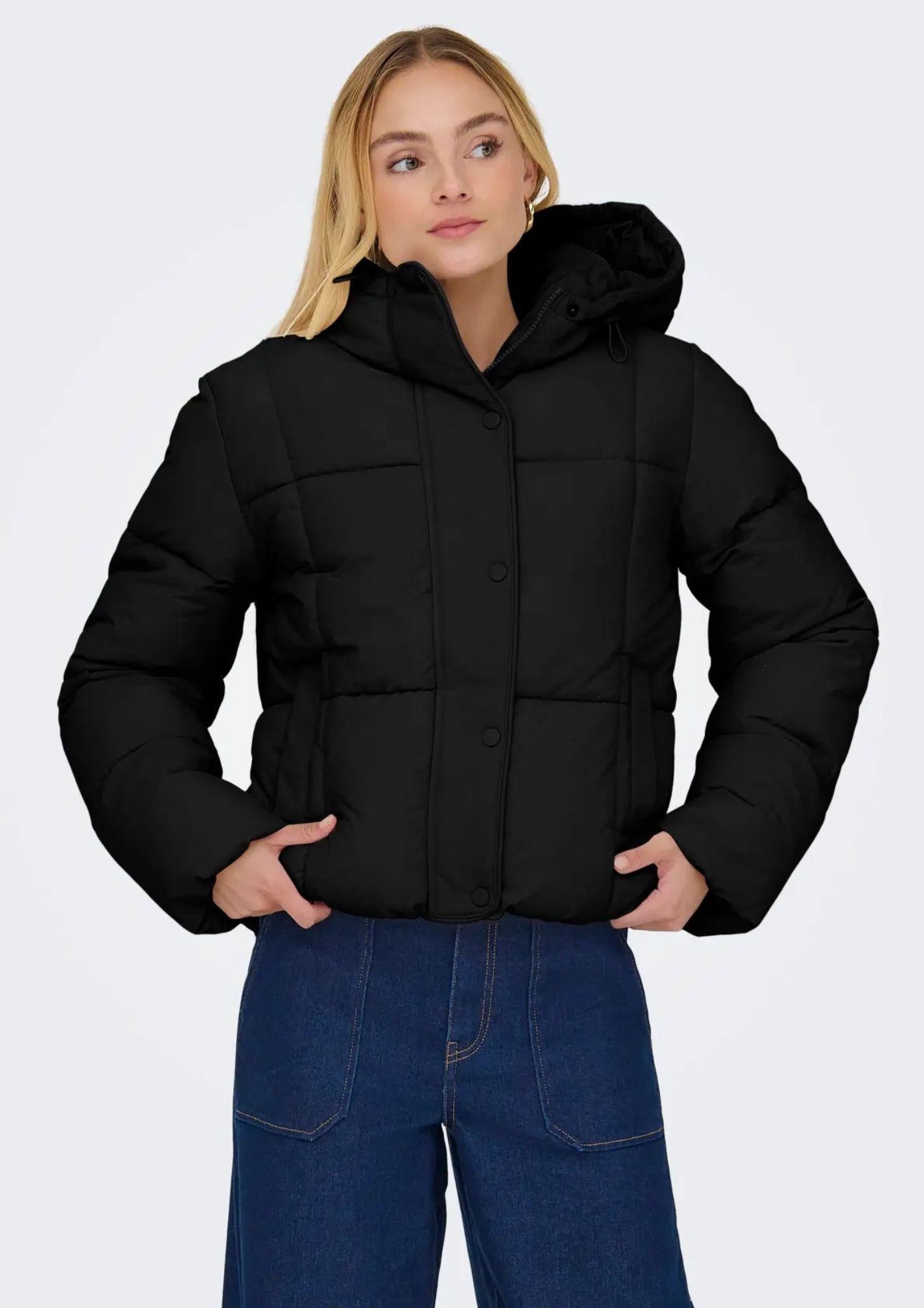 Jacquelin De Yong Giubbino Donna Wonder Nera 15353998 Black JACQUELINE DE YONG 