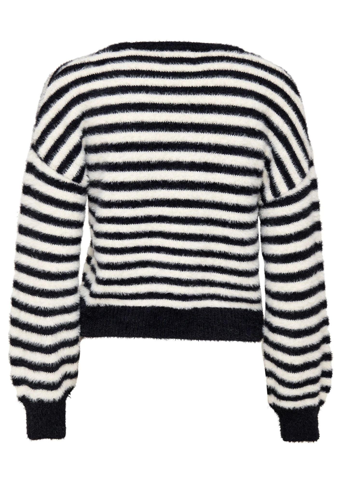 Only Maglione Donna Piumo Nero Egret 15235973 Black W. EGRET ONLY 