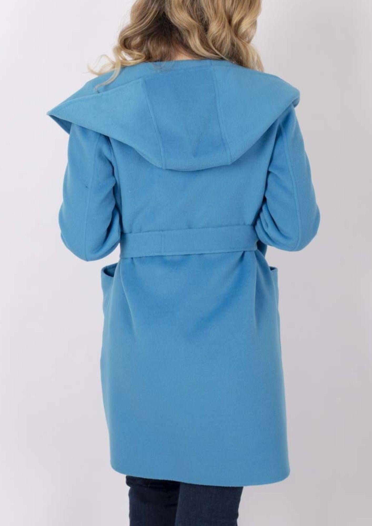 Emme Marella CAppotto Donna Oblato Azzurro 2525016011200 009 EMME MARELLA 