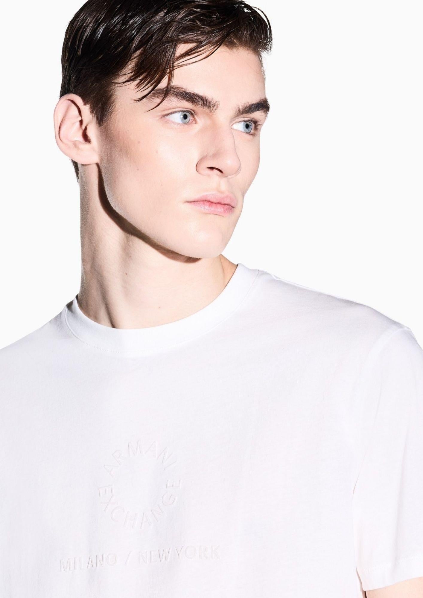 Armani Exchange T-Shirt Uomo Bianca XM002450 AF10356 U0009 ARMANI EXCHANGE 