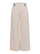 Jacqueline De Yong Pantaloni Donna Wide Fit Chateau Gray Jdygeggo 15208430 Chateau Gray BLACK BUTTONS JACQUELINE DE YONG 