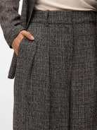 Vero Moda Pantaloni Formali Donna Perle Nero Sale E Pepe 10336076 Black VERO MODA 