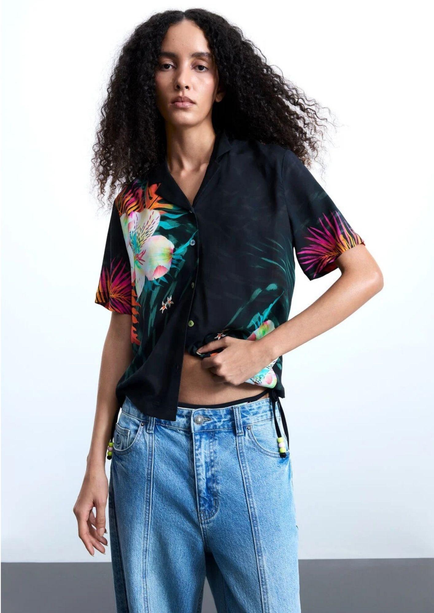 Desigual Camicia Donna Camswim Daikiri Multicolore 26SWCW36 2000 DESIGUAL 