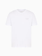 EA7 Emporio Armani T-shirt Core Identity in cotone Pima Uomo Bianco 8NPT25 PJVPZ 1100 EA7 EMPORIO ARMANI 