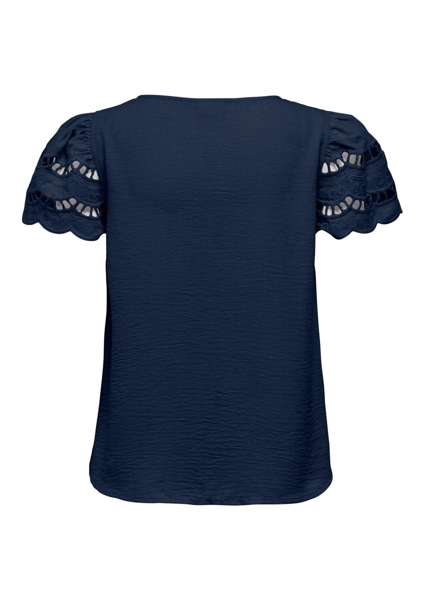 Jacqueline De Yong Top Donna Hannah Blu 15312609 Black Iris JACQUELINE DE YONG 