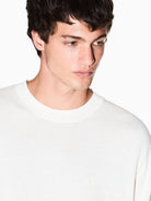 Armani Exchange Maglione girocollo in misto cotone Uomo Bianco XM000338 AF12291 U0009 ARMANI EXCHANGE 