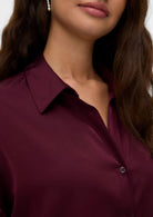 Vero Moda Camicia Donna Livia Bordeaux 10338188 Purple VERO MODA 