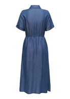 Only Abito Donna Charis Blu Denim Scuro 15363971 Dark Blue Denim ONLY 