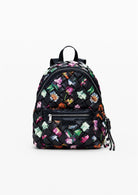 Zaino Donna Éclat Mombasa Mini Nero 25SAKP20 2000 DESIGUAL 