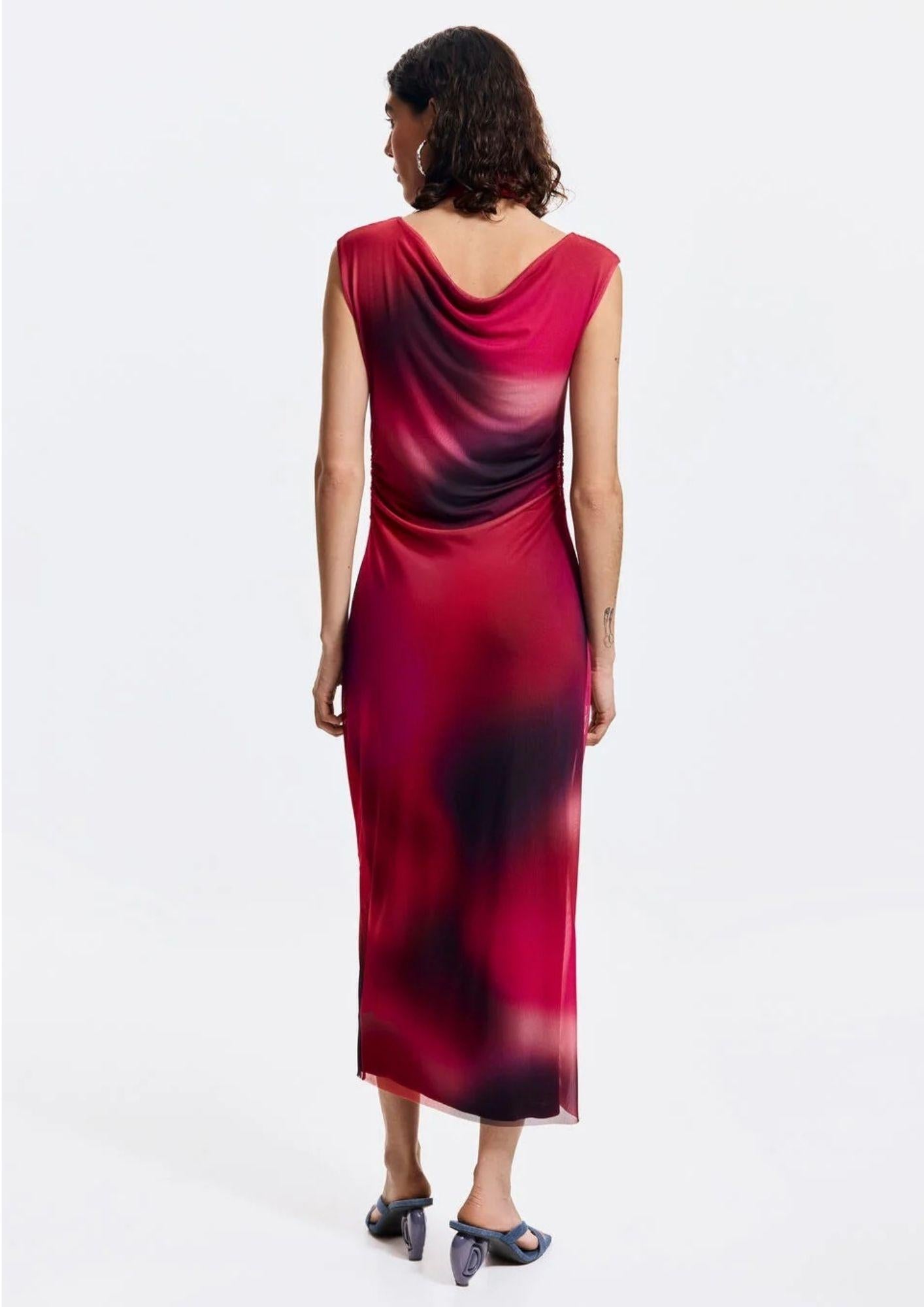 Desigual Vestito Donna Vestmaine Rosso 26SWVK19 3098 DESIGUAL 