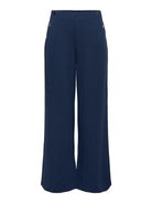 Jacqueline De Yong Pantaloni Donna Blu Jdygeggo 15343979 Black Iris JACQUELINE DE YONG 