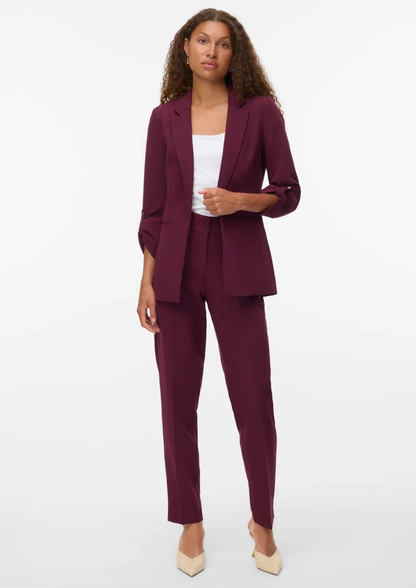 Vero Moda Giacca Donna Gloria Bordeaux 10329200 Winetasting GOLD BUTTON VERO MODA 