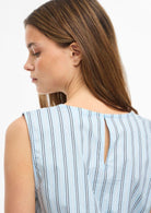 Vila Top Donna Valencia Azzurro 14115167 Nantucket Breeze SNOW WHITE VILA 