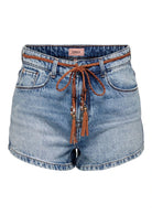 Only Shorts Donna Kelly Blu Denim Chiaro 15221469 Light Blue Denim ONLY 