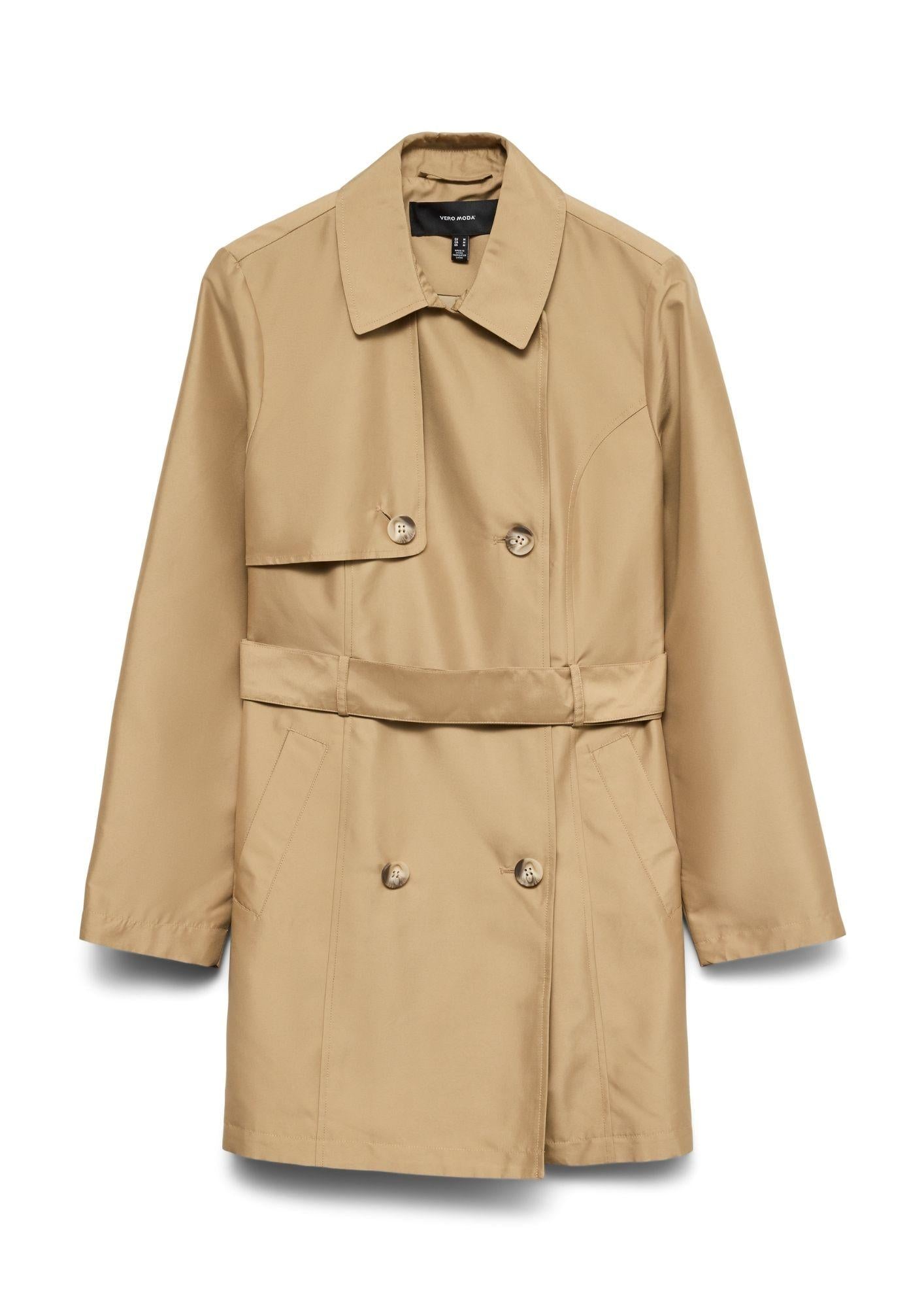 Vero Moda Trench Donna Gella Marrone Kelp 10338949 Kelp VERO MODA 