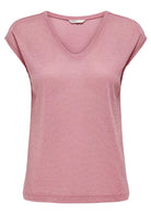 Top Only Donna Silvery Rosa 15136069 Bonbon ONLY 