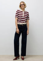 Vero Moda Maglia Donna Sikita Bianco betulla a righe 10329594 Birch ZINFANDEL VERO MODA 