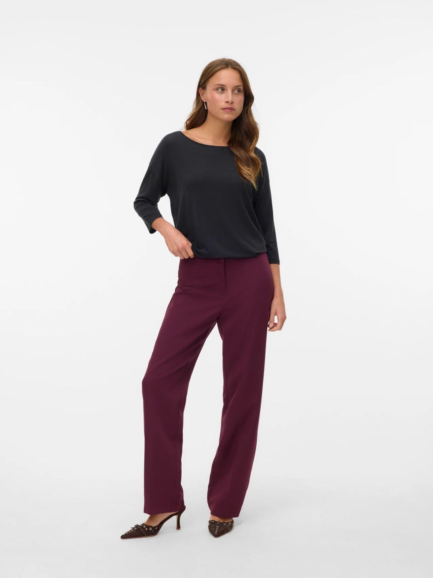 Vero Moda T-Shirt Donna Nero Vmava 10334576 Black VERO MODA 