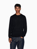 Armani Exchange Maglione girocollo in lana vergine Uomo Nero