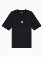 Armani Exchange T-Shirt con logo ricamato Uomo Nero XM000363 AF12308 UC001 ARMANI EXCHANGE 