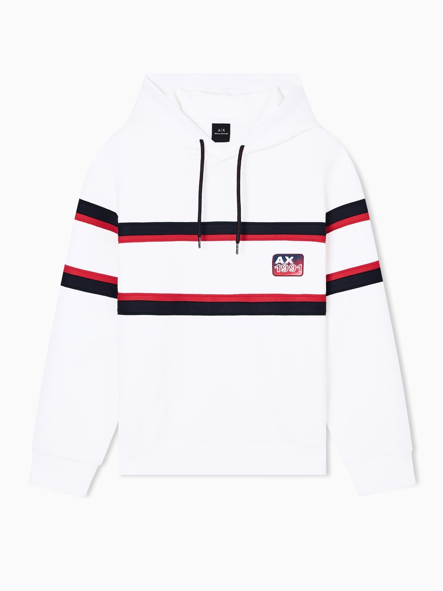Armani Exchange Felpa con cappuccio Uomo Bianco XM001398 AF13047 U0009 ARMANI EXCHANGE 