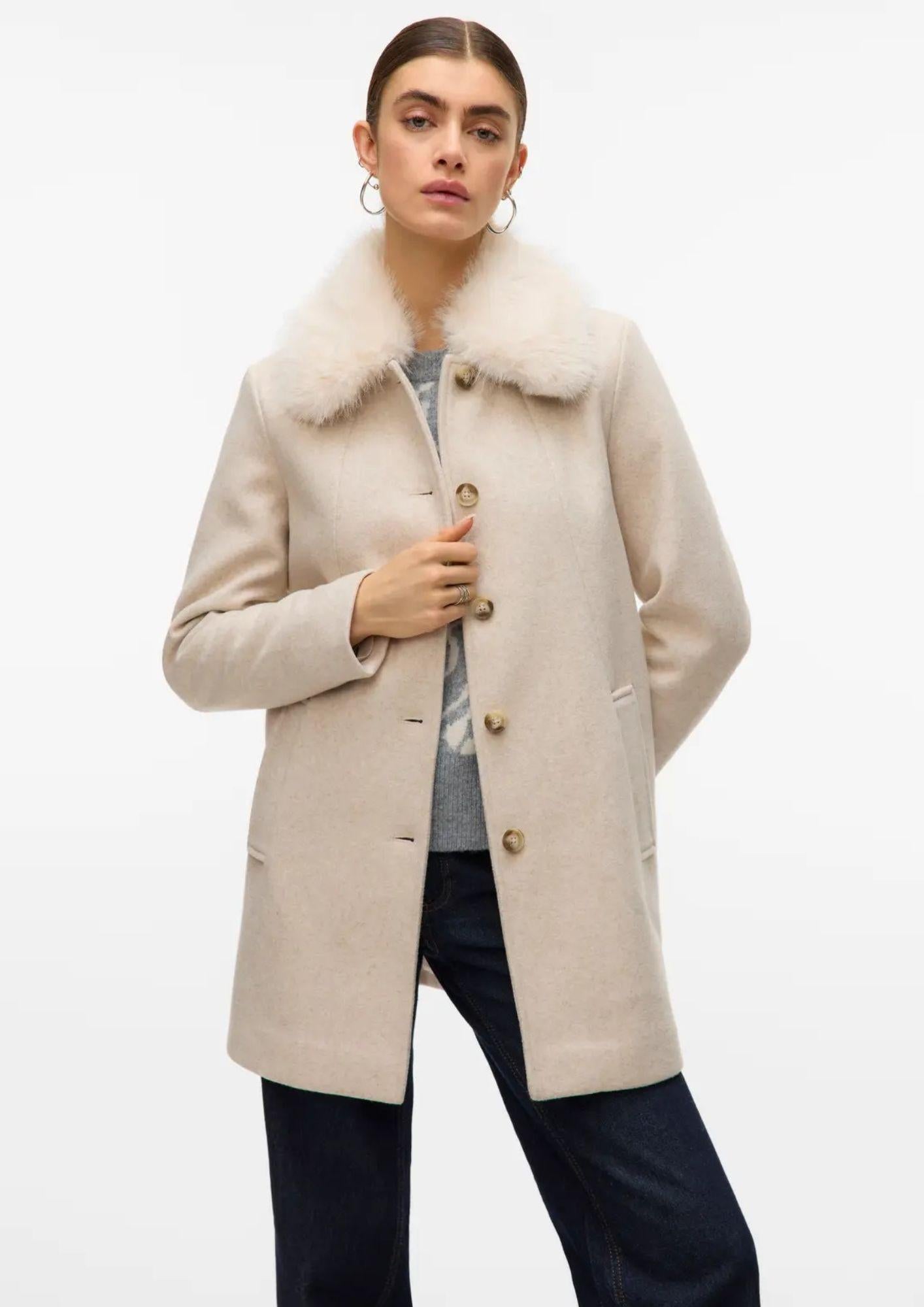 Vero Moda Giubbino Donna Autumn Beige 10331559 Oatmeal MELANGE VERO MODA 
