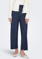 Jacqueline De Yong Pantalone Donna Birdie Blu 15320882 Black Iris JACQUELINE DE YONG 
