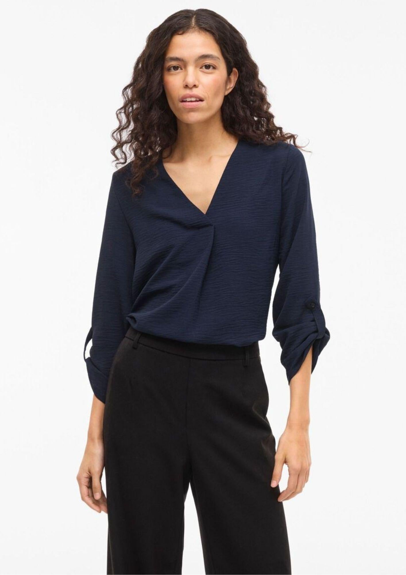 Vila Top Donna Vijosa Blu Navy 14102906 Navy Blazer VILA 