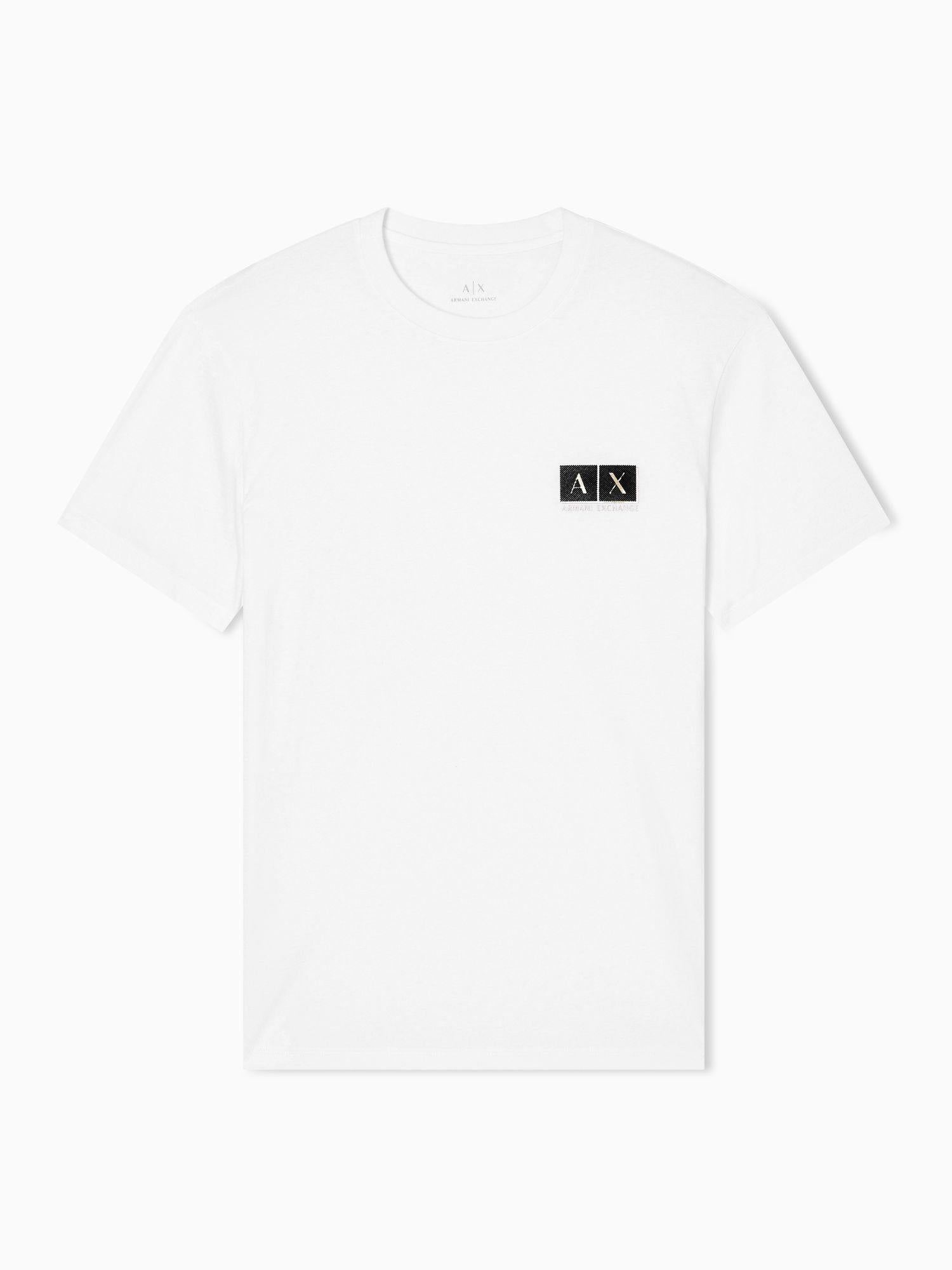 Armani Exchange T-shirt regular fit Uomo Bianco XM001911 AF10356 M0247 ARMANI EXCHANGE 