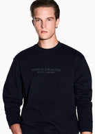 Armani Exchange Felpa Uomo Blu XM001284 AF20934 UB101 ARMANI EXCHANGE 