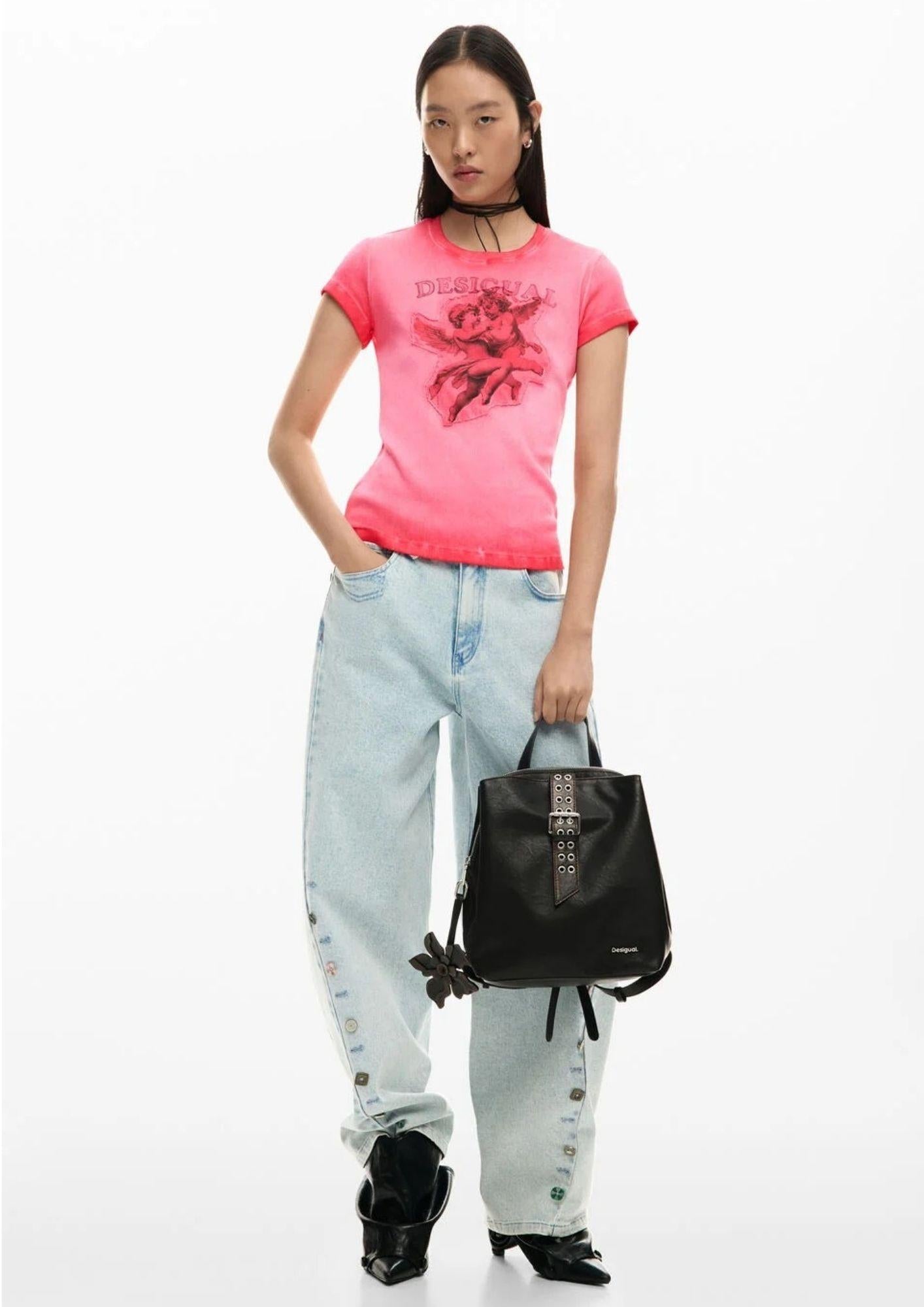 Desigual Zaino Donna Backcurio Choco Sumy Mini Marrone 26SAKP11 6009 DESIGUAL 