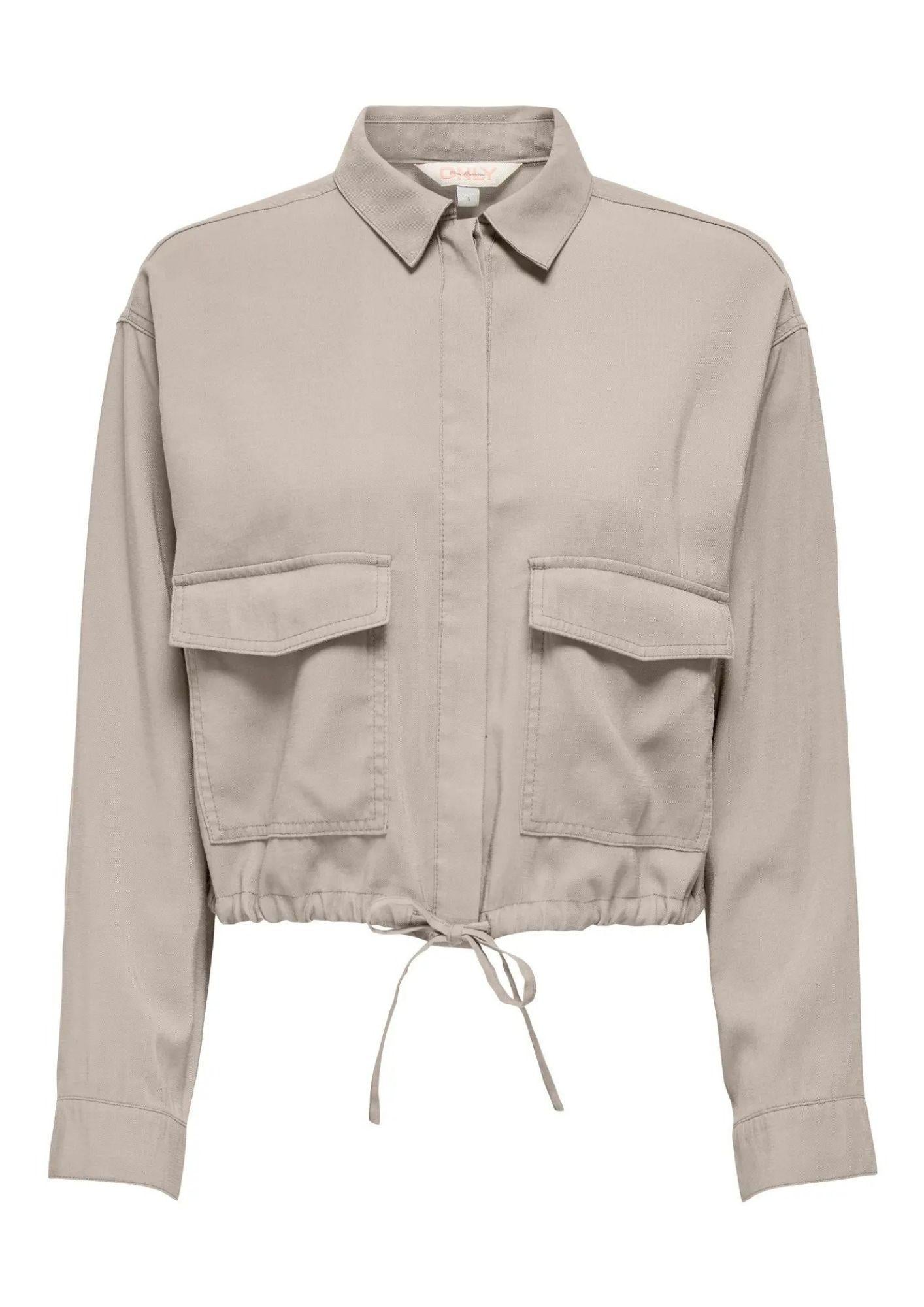 Only Giubbino Donna Aris Grigio 15364310 Pumice Stone ONLY 